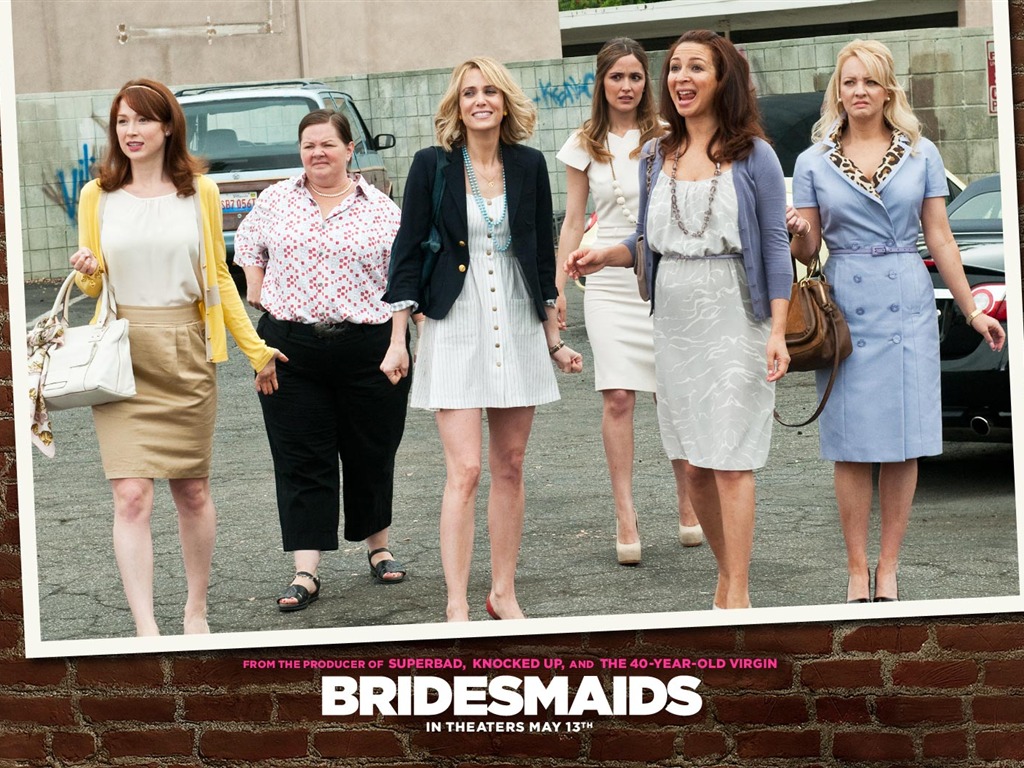 2011 Bridesmaids 伴娘 壁纸专辑1 - 1024x768