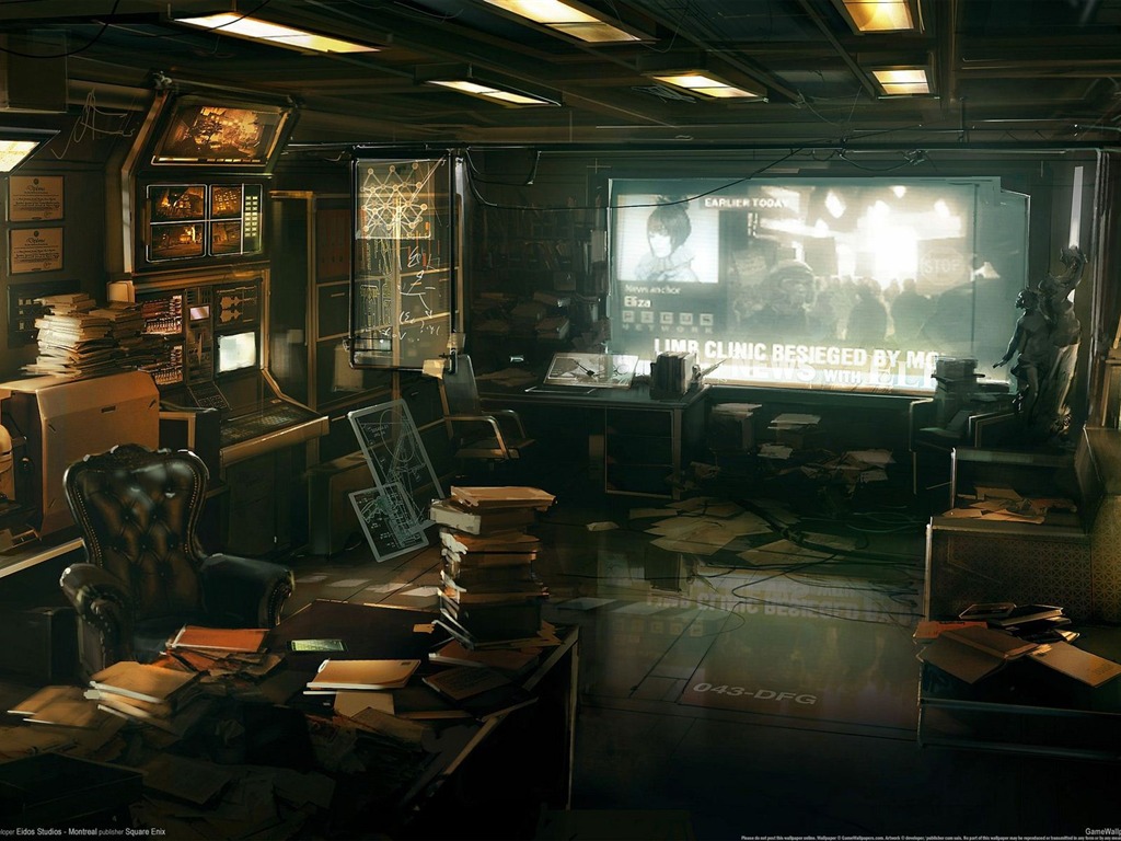 Deus Ex: Human Revolution 杀出重围3：人类革命 高清壁纸6 - 1024x768