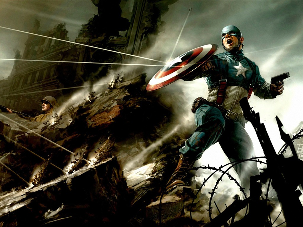 Kapitán Amerika: První Avenger HD tapety na plochu #22 - 1024x768