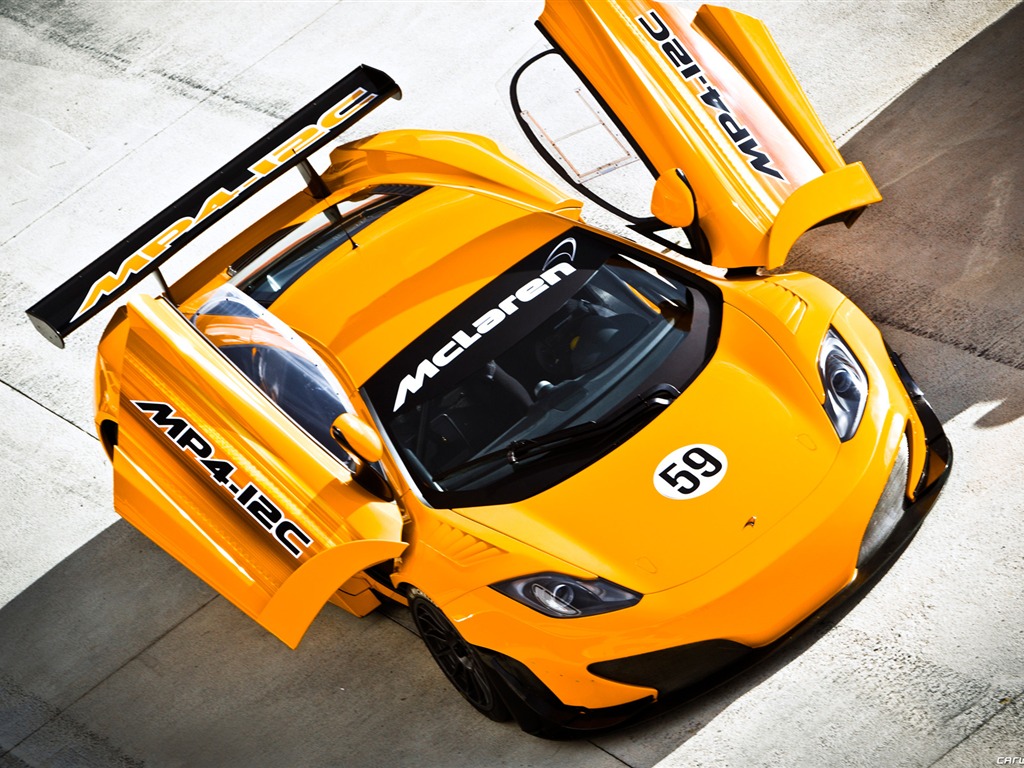 マクラーレンMP4-12C GT3 - 2011のHDの壁紙 #1 - 1024x768