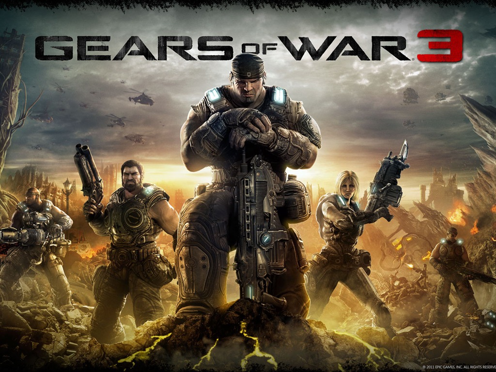 Gears of War 3 HD wallpapers #1 - 1024x768