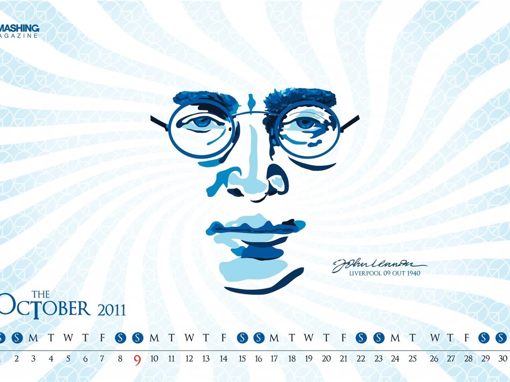 2011年10月 月曆壁紙(二) #12 - 1024x768