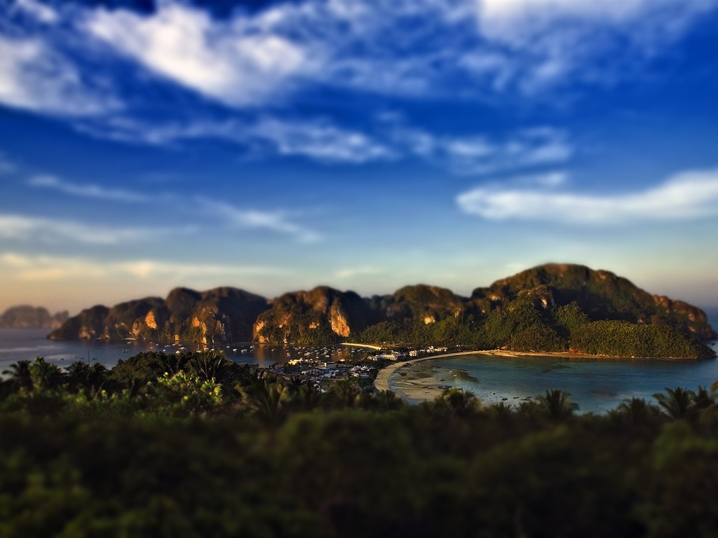 以真亂假 移軸攝影 微縮景觀壁紙(三) #4 - 1024x768