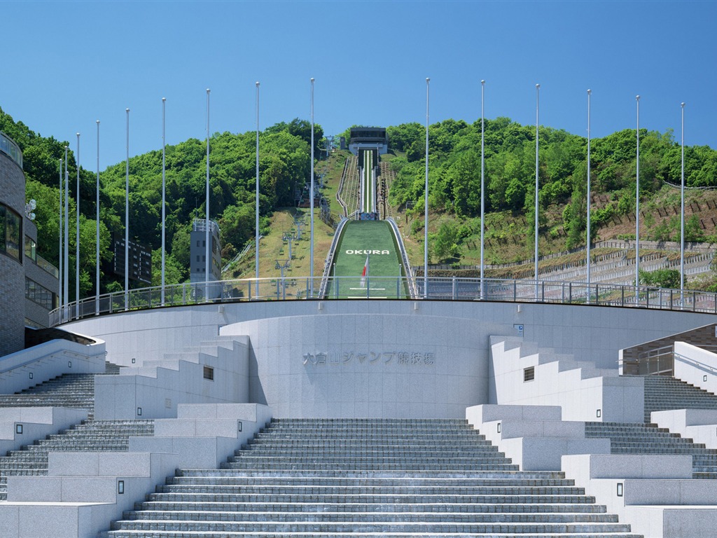 Hokkaido bâtiment wallpapers HD #12 - 1024x768