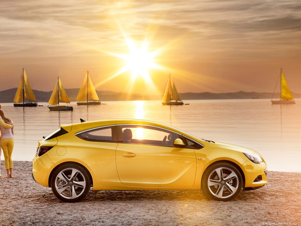 Opel Astra GTC - 2011 fondos de pantalla HD #11 - 1024x768