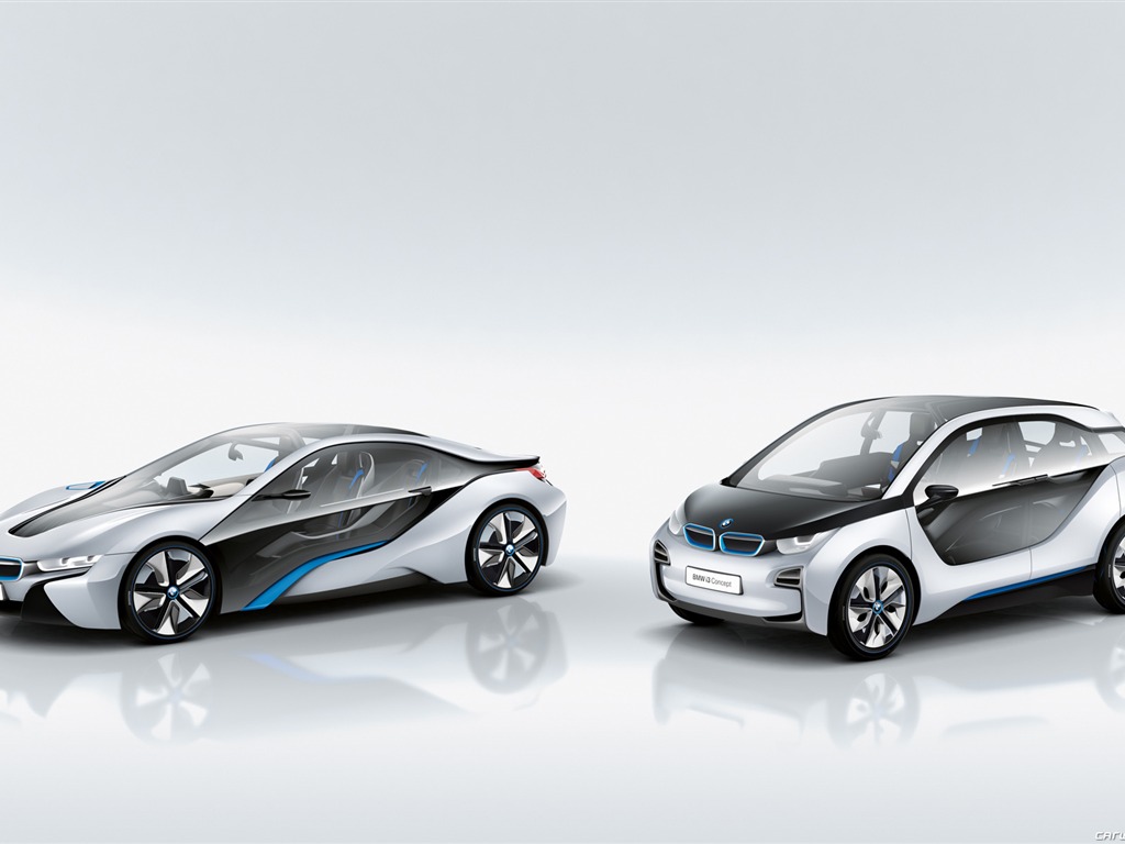 BMW i8 개념 - 2011의 HD 배경 화면 #28 - 1024x768