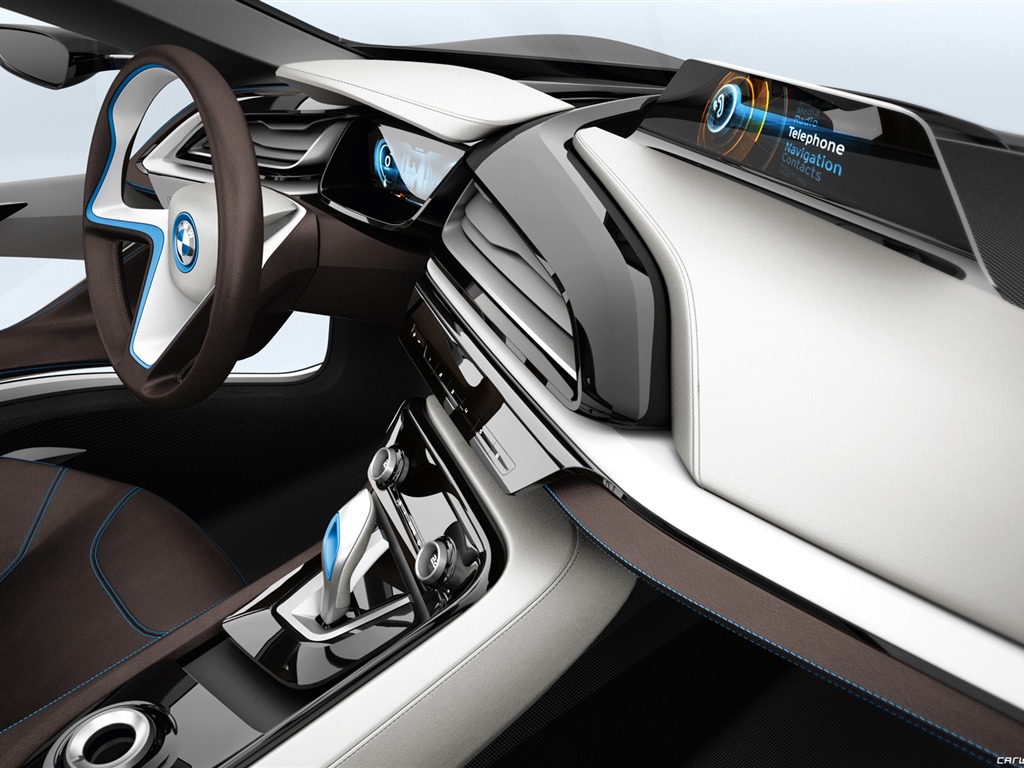 BMW i8 개념 - 2011의 HD 배경 화면 #35 - 1024x768