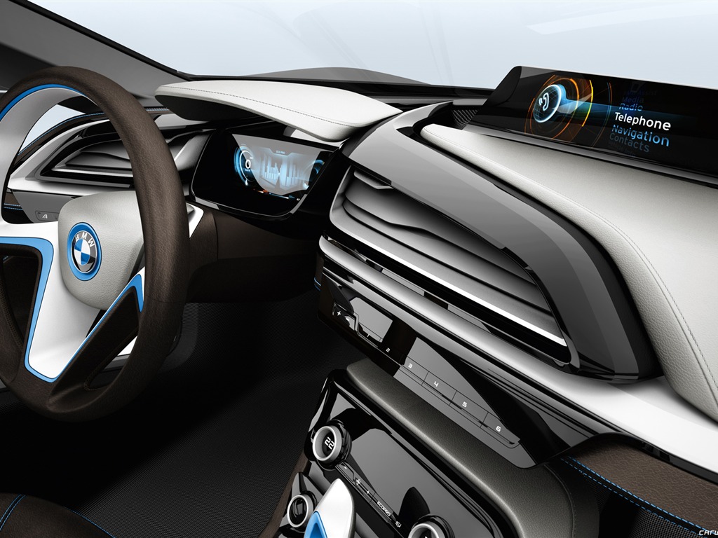 BMW i8 개념 - 2011의 HD 배경 화면 #36 - 1024x768