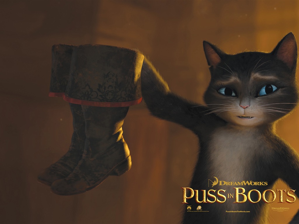 El gato con botas fondos de pantalla HD #7 - 1024x768