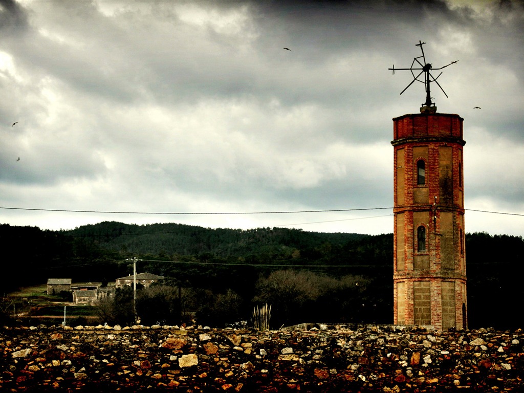 Spanien Girona HDR-Stil Hintergrundbilder #2 - 1024x768