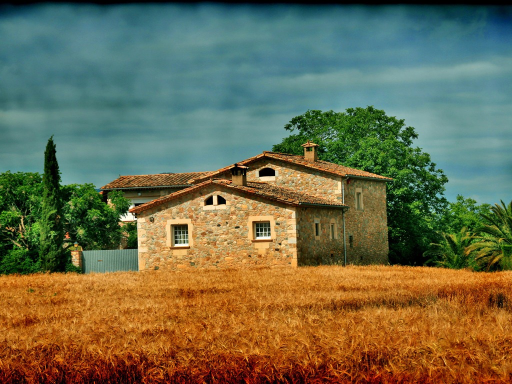 Spanien Girona HDR-Stil Hintergrundbilder #10 - 1024x768