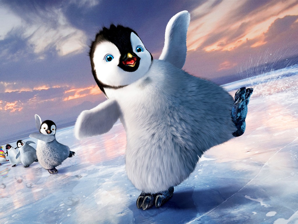 Happy Feet Two 快樂的大腳2 高清壁紙 #4 - 1024x768
