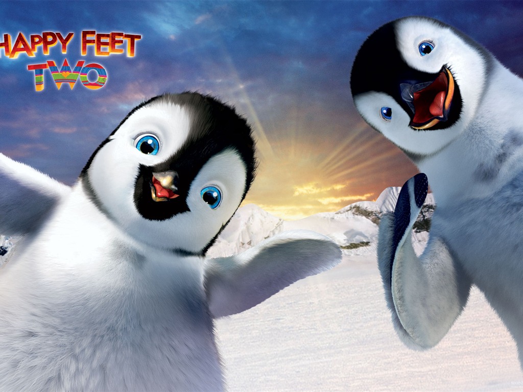 Happy Feet Two 快樂的大腳2 高清壁紙 #6 - 1024x768