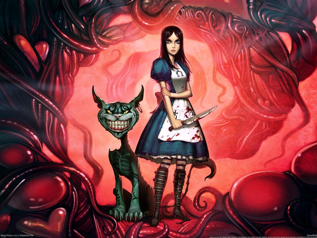 Alice: Madness Devoluciones fondos de pantalla HD #2 - 1024x768