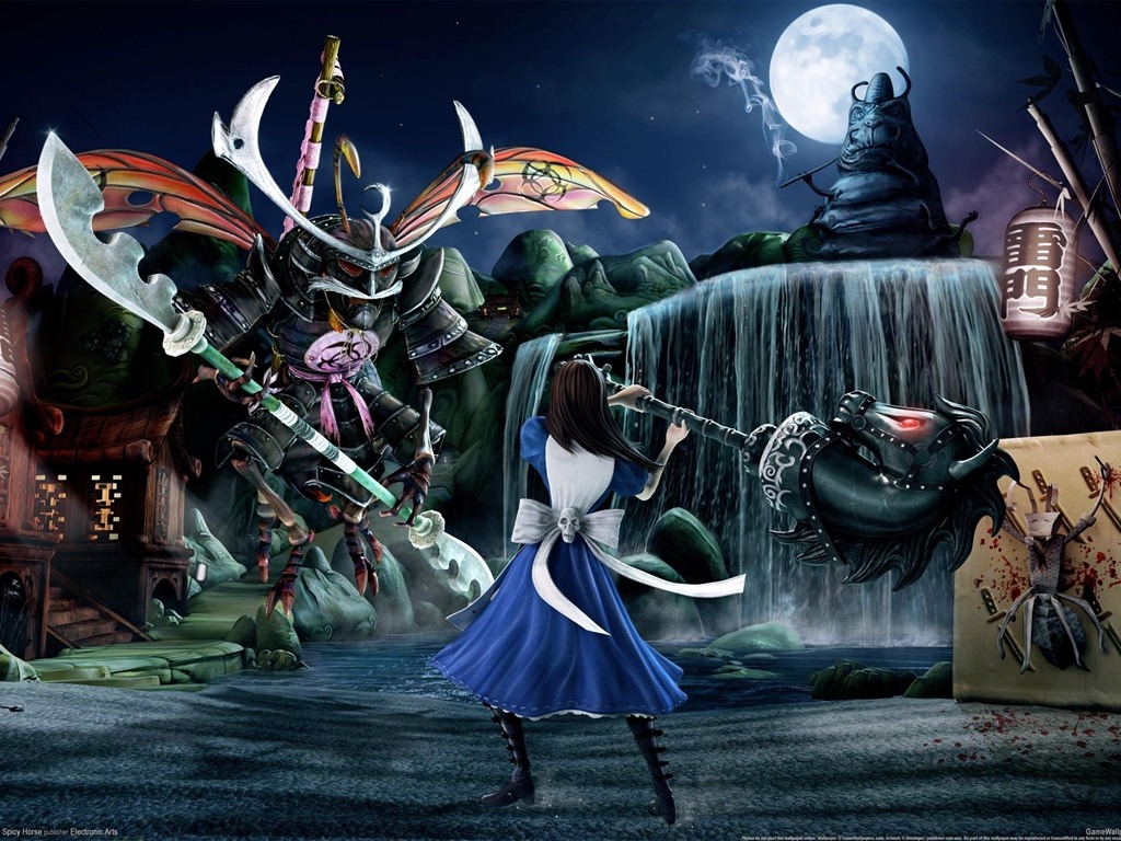 Alice: Madness Devoluciones fondos de pantalla HD #3 - 1024x768