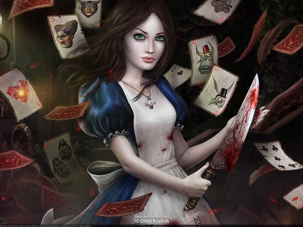 Alice: Madness Devoluciones fondos de pantalla HD #9 - 1024x768