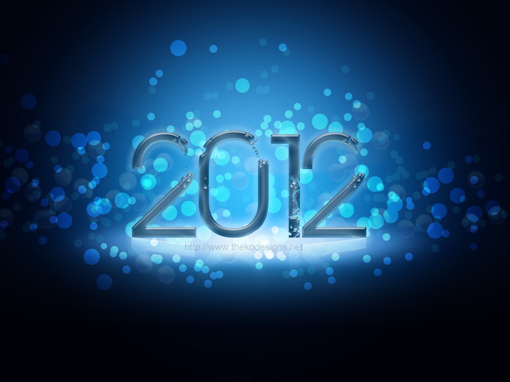 2012 New Year wallpapers (1) #13 - 1024x768