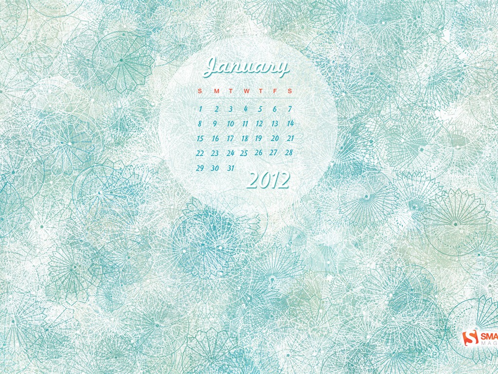 January 2012 Calendar Wallpapers #9 - 1024x768