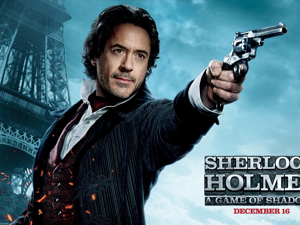 Sherlock Holmes: un jeu de fonds d'écran HD Ombres #2 - 1024x768