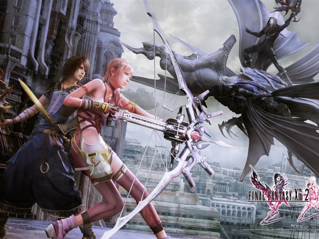 Final Fantasy XIII-2 最终幻想13-2 高清壁纸5 - 1024x768
