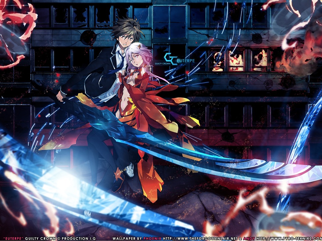 Guilty Crown 罪惡王冠 高清壁紙 #13 - 1024x768