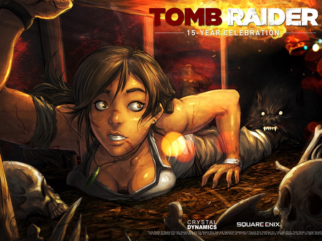 Tomb Raider 15 años de celebración de fondos de pantalla HD #10 - 1024x768
