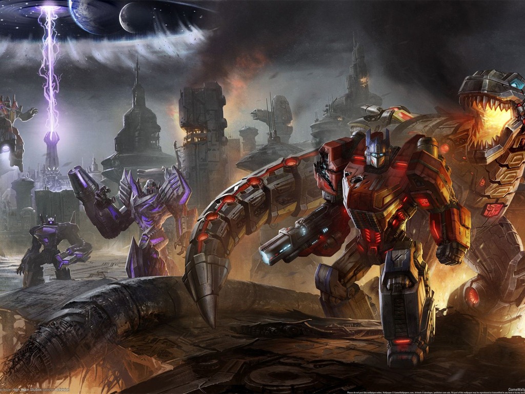 Transformers: Fall of Cyber​​tron 變形金剛：塞伯坦的隕落高清壁紙 #4 - 1024x768