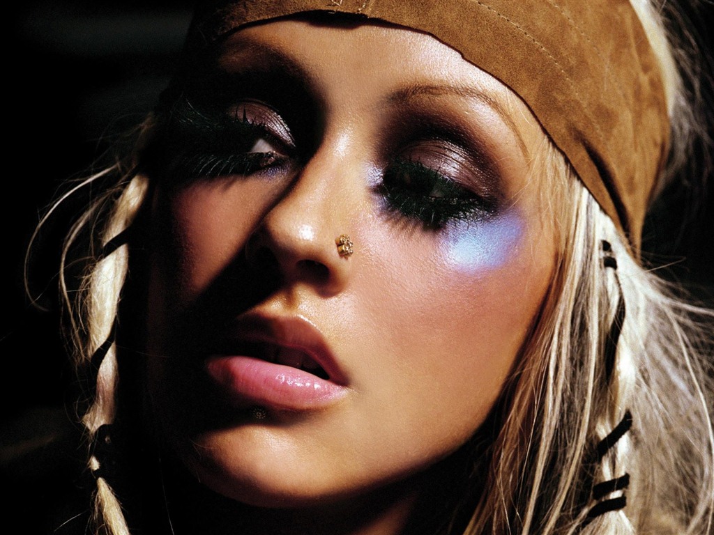 Christina Aguilera tapety na plochu krásné #16 - 1024x768