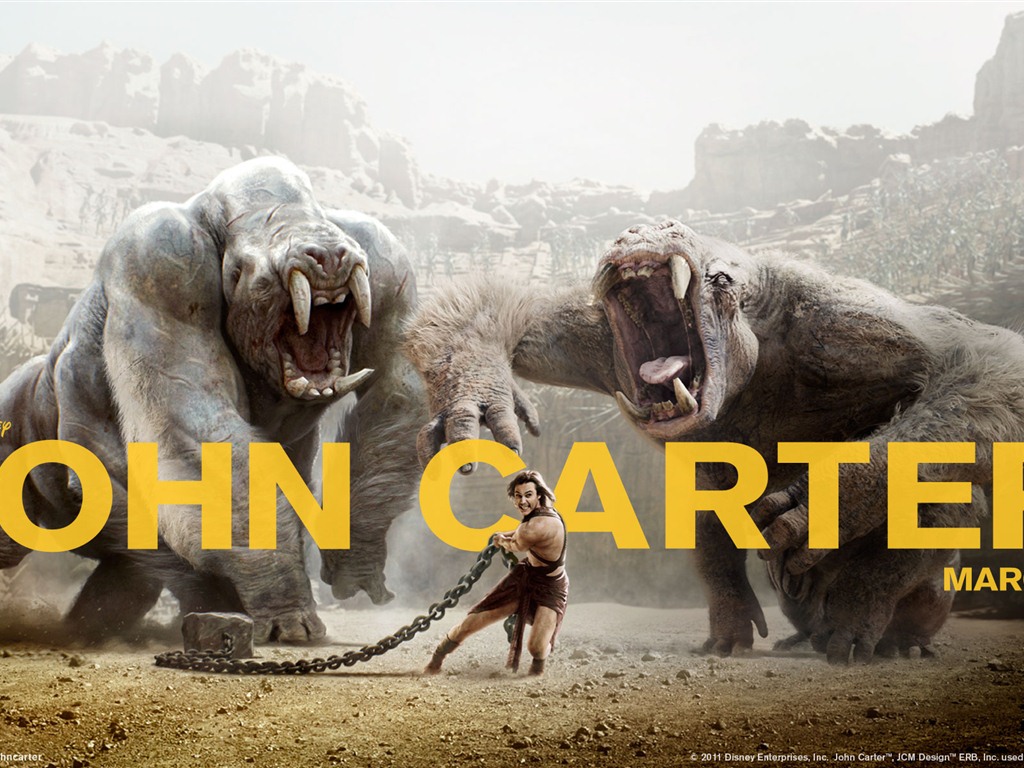 2012 John Carter 異星戰場：約翰·卡特傳奇 高清壁紙 #1 - 1024x768