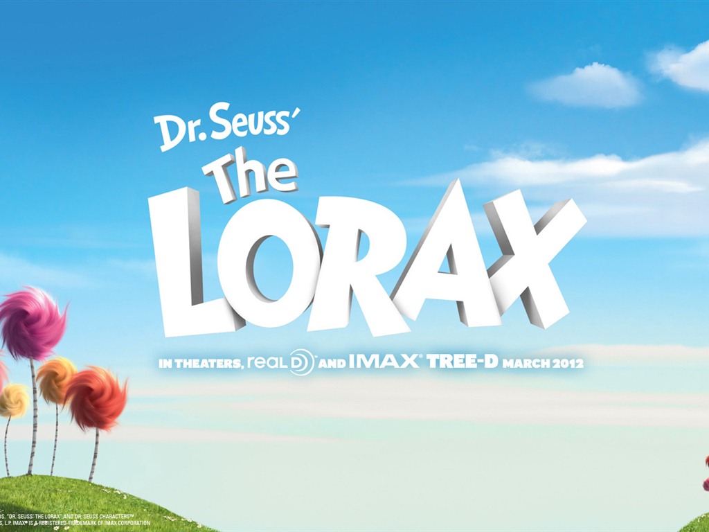 Dr. Seuss The Lorax 老雷斯的故事 高清壁纸5 - 1024x768