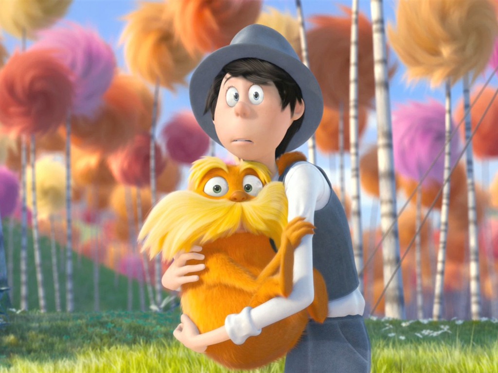 Dr. Seuss' The Lorax 老雷斯的故事 高清壁紙 #14 - 1024x768