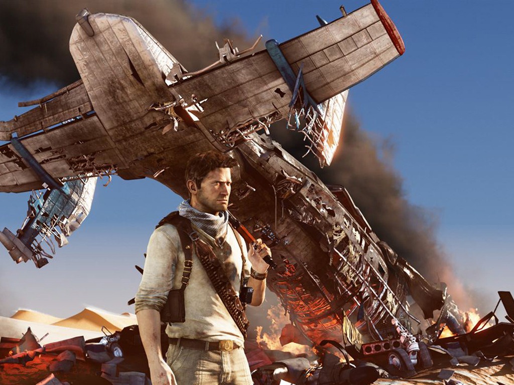 Uncharted 3: Drake je podvod HD tapety na plochu #10 - 1024x768
