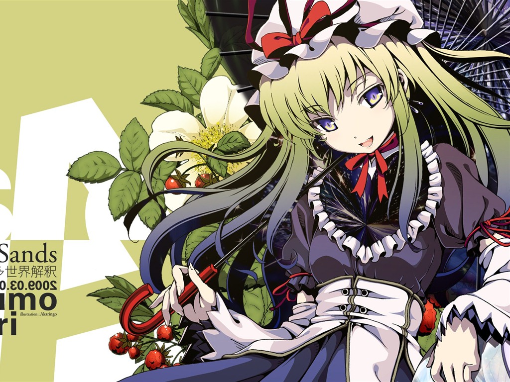 Touhou projekt karikatura HD tapety na plochu #26 - 1024x768