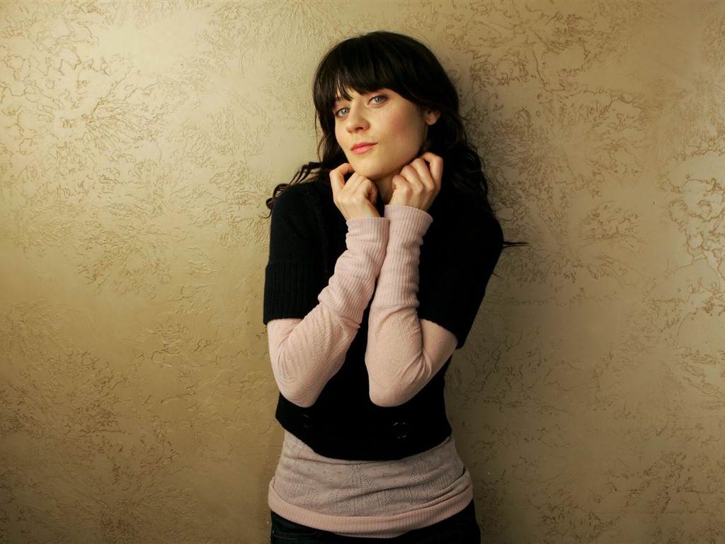 Zooey Deschanel 佐伊·丹斯切爾 美女壁紙 #17 - 1024x768