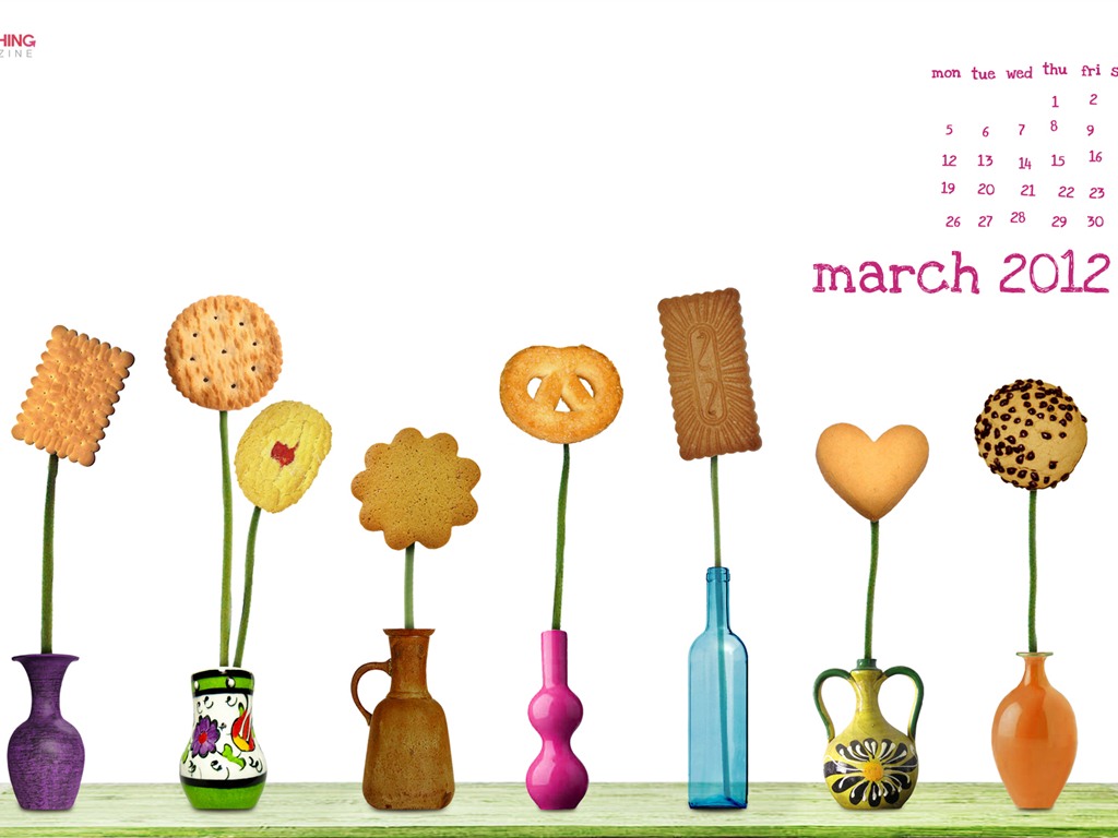 March 2012 Calendar Wallpaper #4 - 1024x768