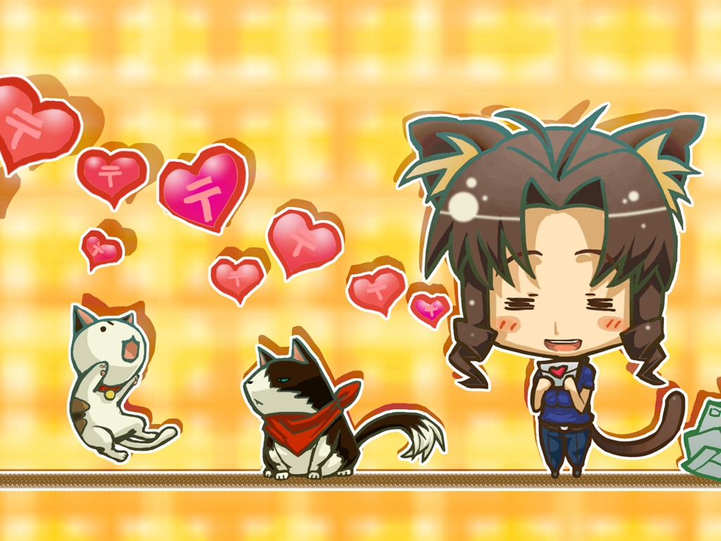 にゃんこい！HDの壁紙 #15 - 1024x768
