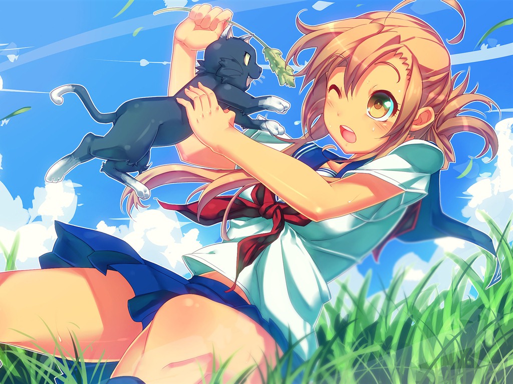 Nyan Koi! HD wallpapers #25 - 1024x768