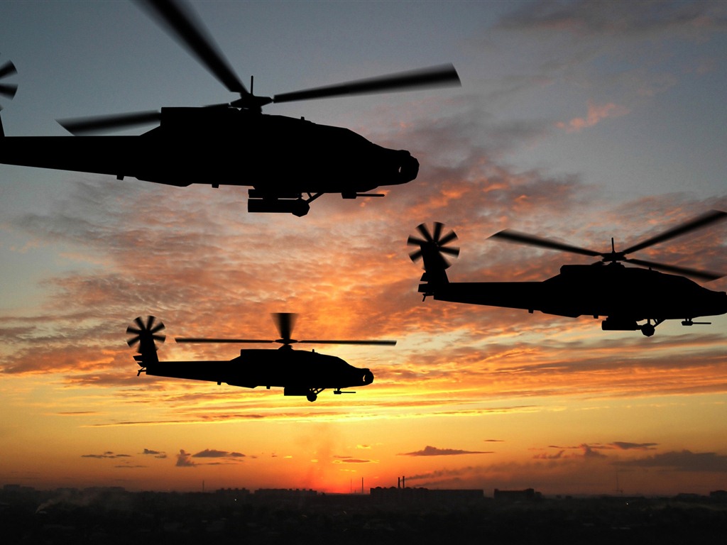 Military helicopters HD wallpapers #15 - 1024x768