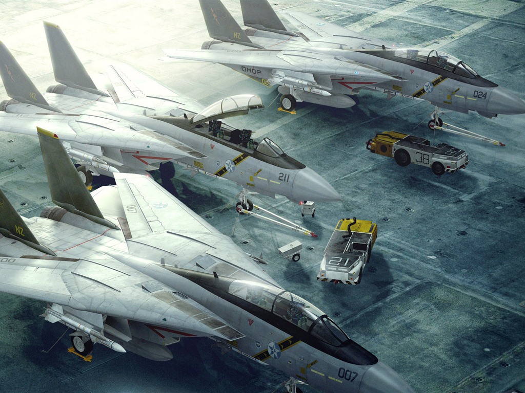 軍用戰鬥機高清寬屏壁紙 #2 - 1024x768