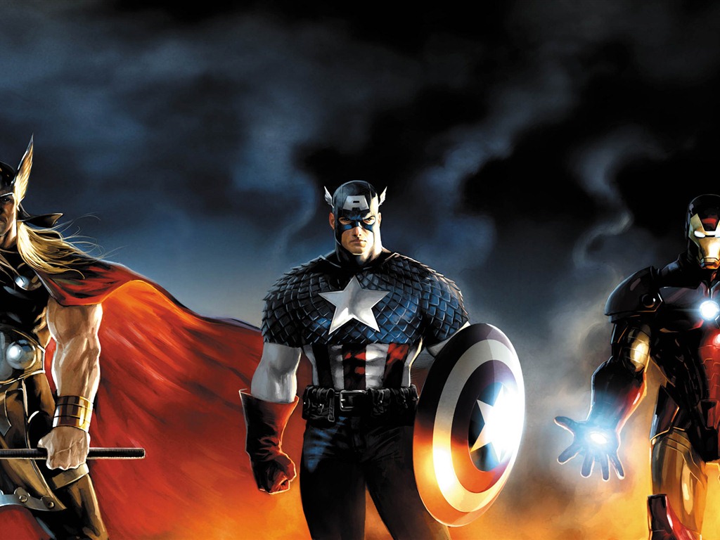 Les fonds d'écran HD 2012 Avengers #4 - 1024x768