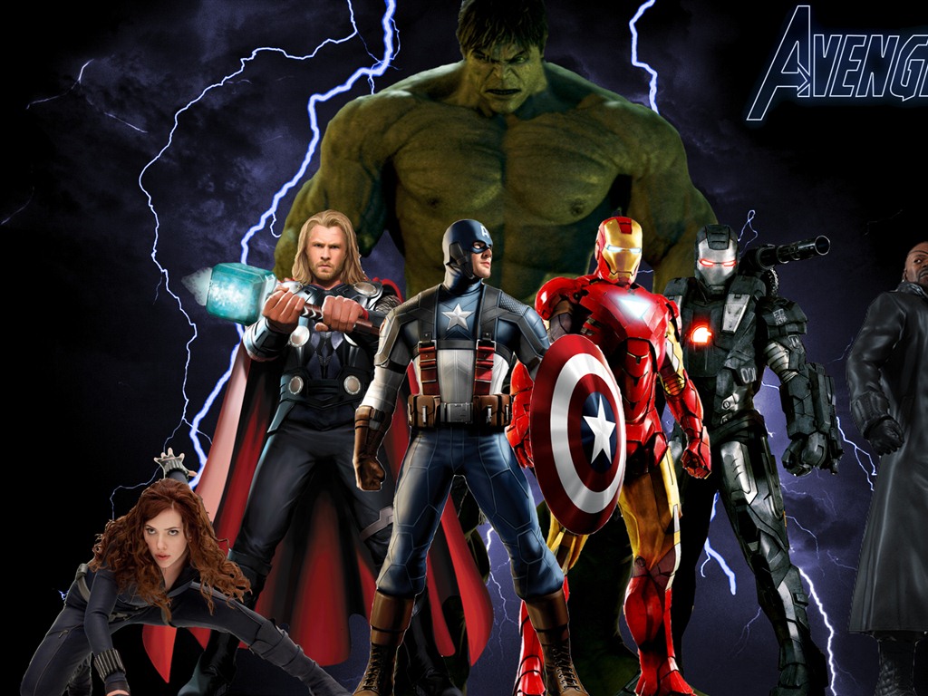 Les fonds d'écran HD 2012 Avengers #5 - 1024x768