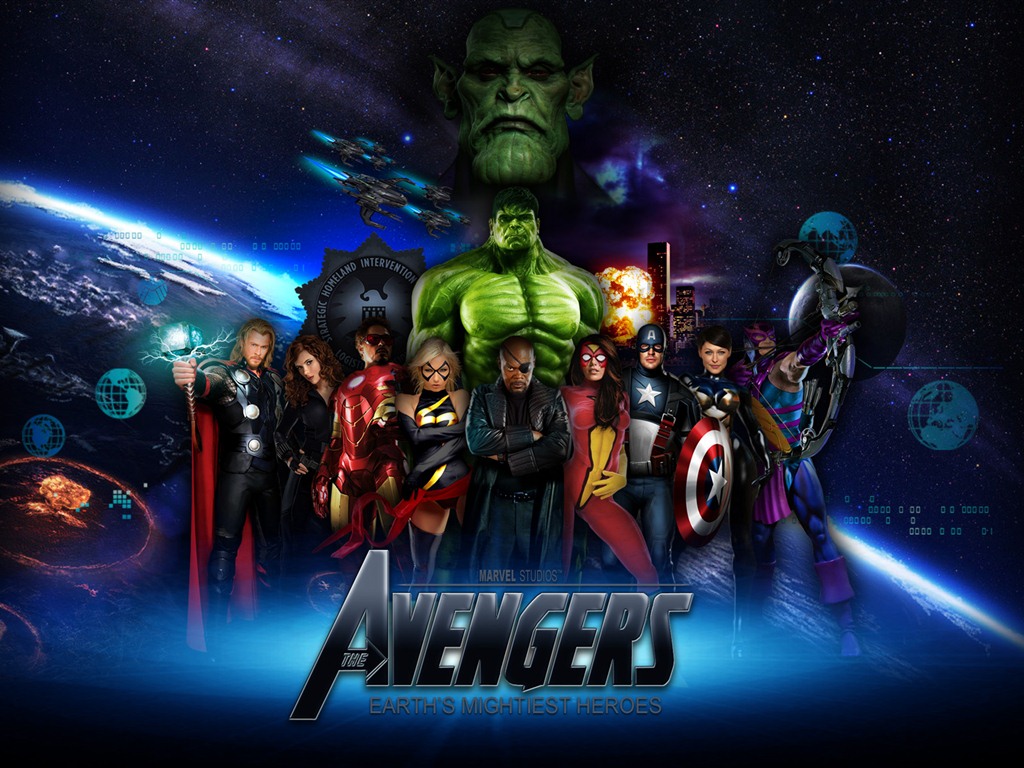 Les fonds d'écran HD 2012 Avengers #12 - 1024x768