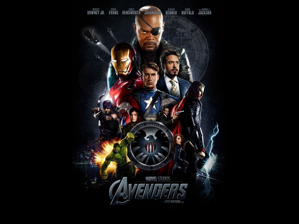 Les fonds d'écran HD 2012 Avengers #16 - 1024x768