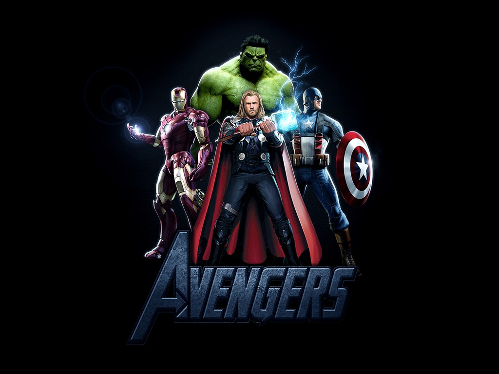 Les fonds d'écran HD 2012 Avengers #17 - 1024x768