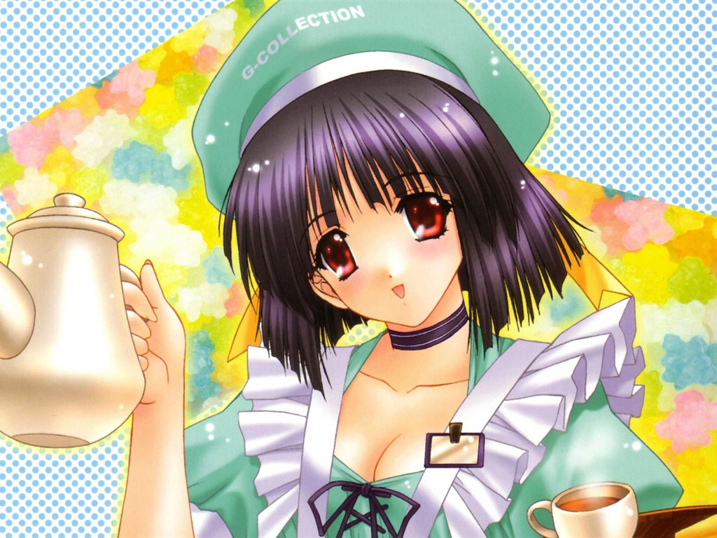 Aoi Kimizuka аниме девушки иллюстрации HD обои #8 - 1024x768
