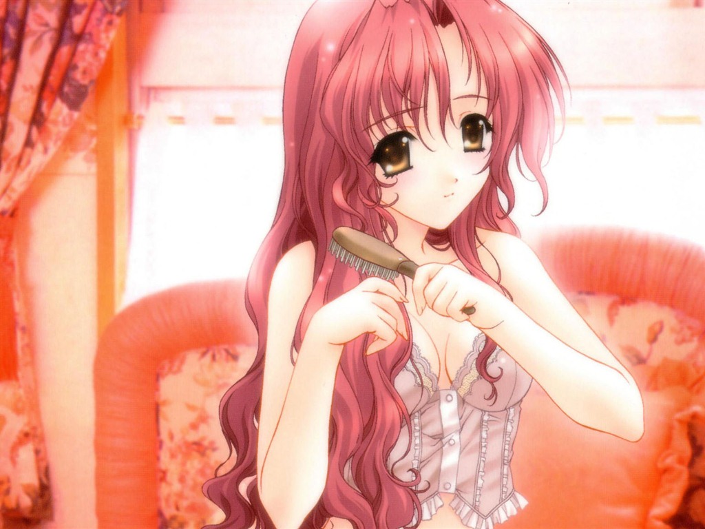 Aoi Kimizuka anime dívky ilustrační HD tapety na plochu #13 - 1024x768