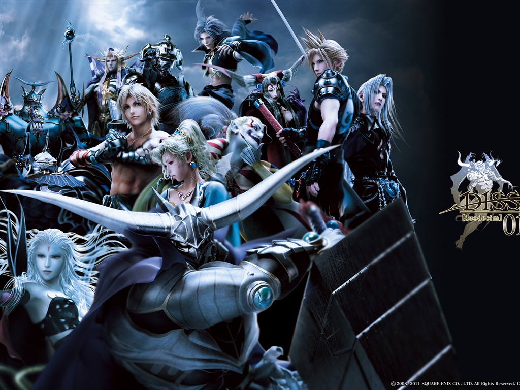 Dissidia 012: Duodecim Final Fantasy HD fondos de pantalla #1 - 1024x768