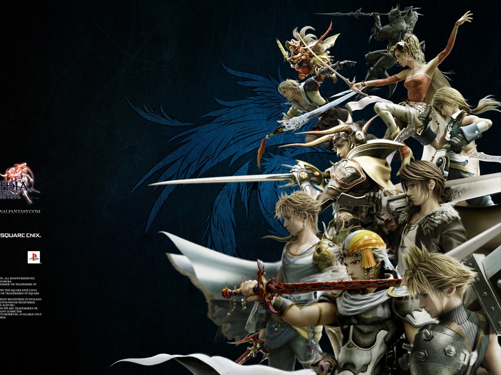 Dissidia 012: Duodecim Final Fantasy HD fondos de pantalla #9 - 1024x768