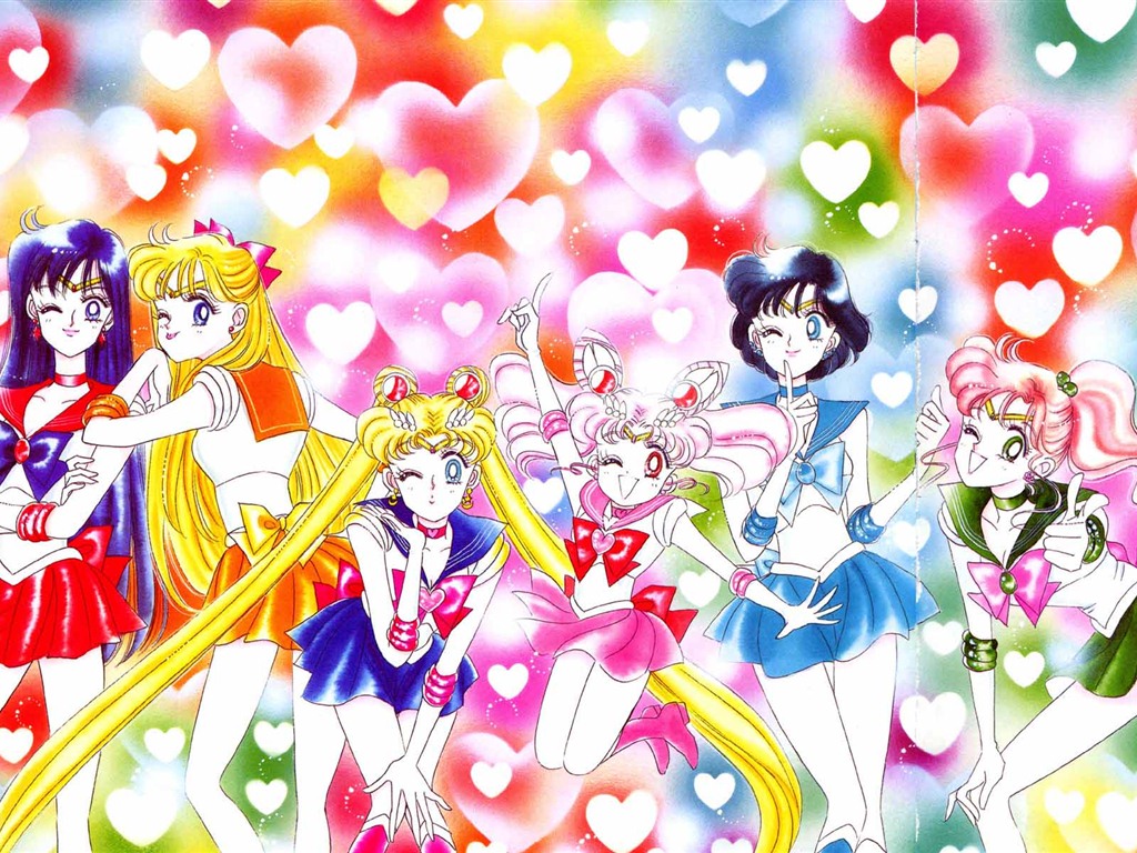 Sailor Moon HD tapety na plochu #1 - 1024x768