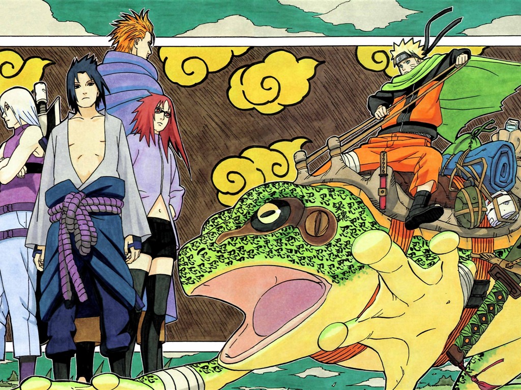 Naruto anime HD tapety na plochu #16 - 1024x768